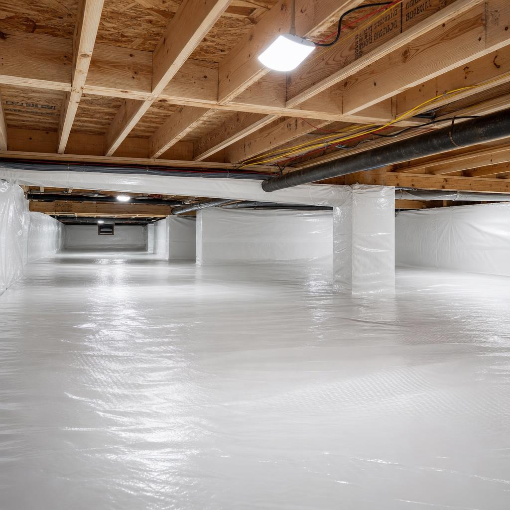Pristine encapsulated crawlspace